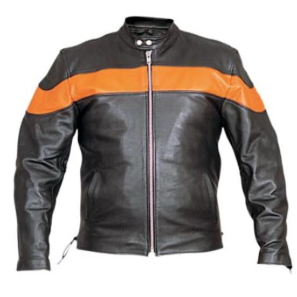 ALLSTATE LEATHER MENS APPAREL »
Men's Two-Tone Scooter Jacket Size 52
